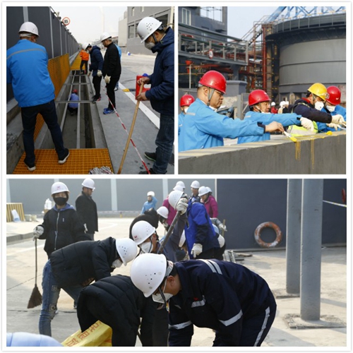 熱火朝天！集團總部140余人到股份公司氯堿分廠開展勞動(圖2)