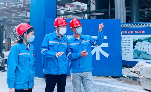 吳正新到TMP、TPO項(xiàng)目及松滋肥業(yè)新項(xiàng)目現(xiàn)場檢查指導(dǎo)工作(圖2)