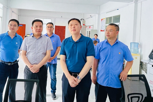 宜昌市國資委黨委書記、主任黃智華一行到礦業(yè)公司現(xiàn)場調(diào)研