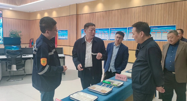 宜昌市國(guó)資委黨委書記、主任黃智華到降解新材料公司調(diào)研指導(dǎo)工作